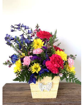 Butterfly By My Side Flower Arrangement